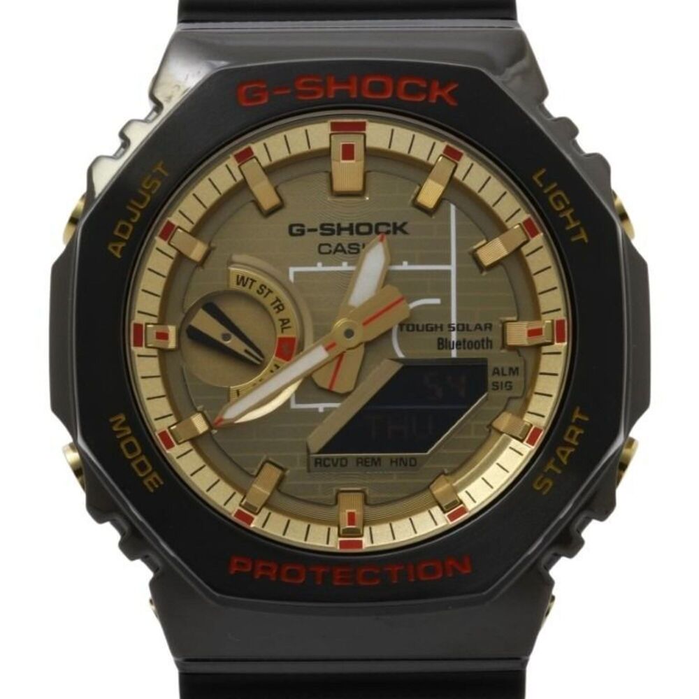 CASIO G-SHOCK Rui Hachimura Signature Model GBM-2100RH-1AJR Gold Black Resin ...
